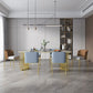Metal Traditional Luxury Rectangle Indoor Table Sintered Stone Top Table for Kitchen and Dining Room Clearhalo ' dining_table' 'Dining Tables & Seating' 'Dining Tables' 'furn' 'furn_dining_table' 'Furniture' 'furniture_dining_table' 'Kitchen & Dining Furniture' 'kitchen&dining_furn' 'kitchen' 'kitchen_dining_table' 1200x1200_0af6969e-bfa1-490f-9382-bb39c3c9d35f