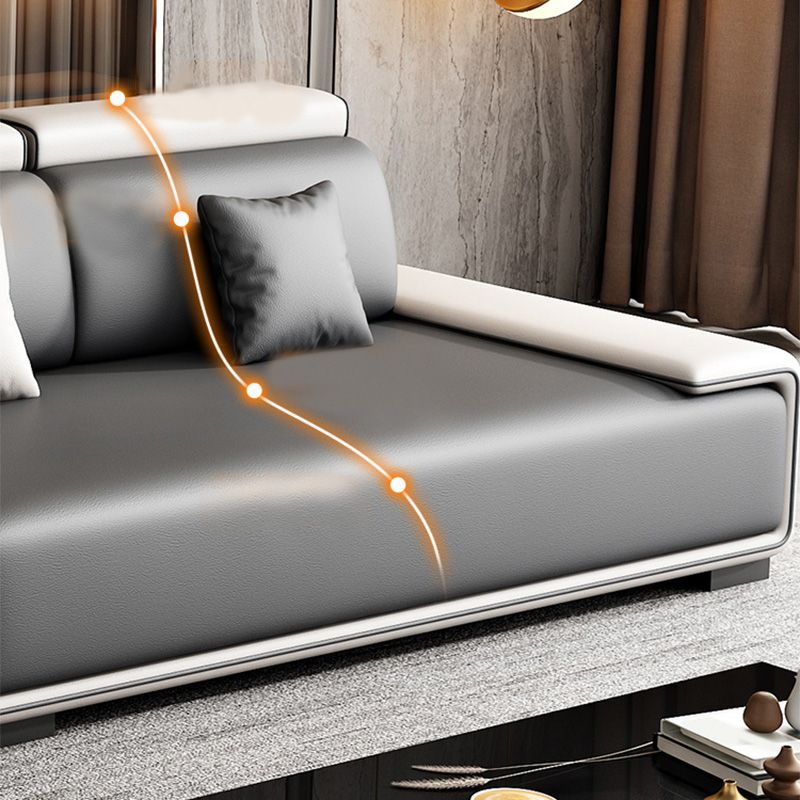 132"L Modern 5-Seat Sectional Fabric Cushion Back Sofa and Chaise Clearhalo 'furn' 'furn_sectionals' 'Furniture' 'furniture_sectionals' 'Living Room Furniture' 'Sectionals' 1200x1200_0af74378-b40b-450c-8e30-19df0d8137ac