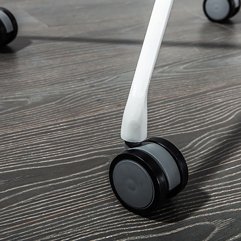 Modern Fabric Conference Chair Metal Chair with Wheels for Office Clearhalo 'furn' 'furn_office_chair' 'Furniture' 'Office Chairs' 'Office Furniture' 'office_chair' 1200x1200_0af7d8e0-6643-4aa2-9068-5d1e57ec414d