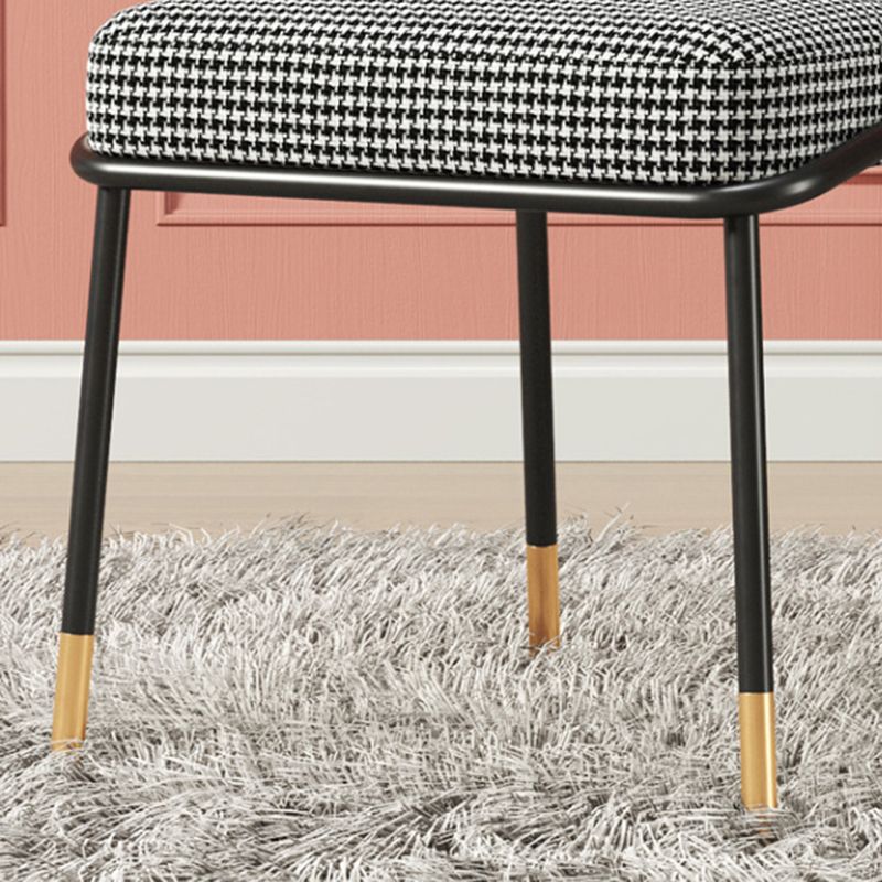 Glam Style Dining Chairs Armless Chairs for Kitchen with Metal Legs Clearhalo ' kitchen&dining_furn' 'Dining Chairs' 'Dining Tables & Seating' 'dining_chair' 'furn' 'furn_dining_chair' 'Furniture' 'furniture_dining_chair' 'Kitchen & Dining Furniture' 'kitchen' 1200x1200_0afce1be-a8f2-4fee-94ee-7453a8ff854a