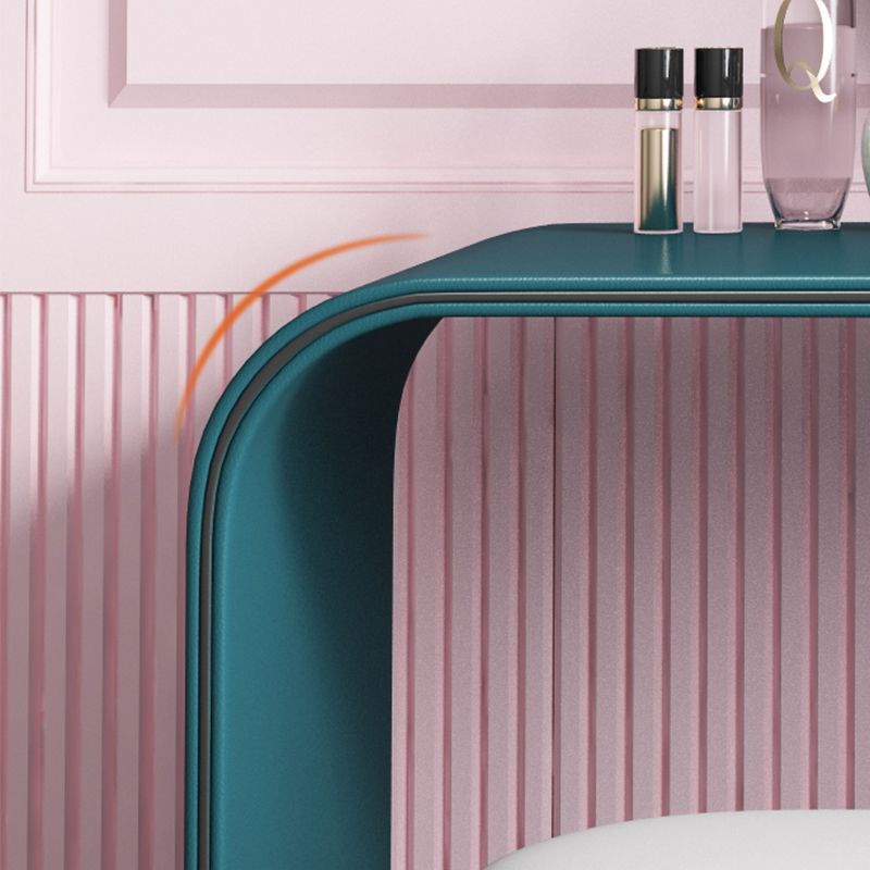 Glam Style 28.7" Height Vanity Set with Stool and Mirror Vanity