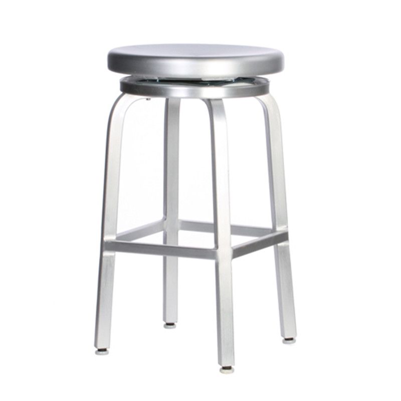 Metal Bar Chair Modern Restaurant With Foot Aluminum Alloy Counter Stool Simple Cafe Clearhalo 'Bar Furniture' 'Bar Stools' 'bar_stools' 'furn' 'furn_bar_stools' 'furniture_bar_stools' 'Kitchen & Dining Furniture' 'kitchen&dining_furn' 'kitchen' 'kitchen_furn' Furniture' 1200x1200_0aff460c-b3ef-4081-8a5b-ec5e877d5289