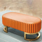 Panca da letto rettangolare glam panca moderna dei posti a sedere con rivestimento
