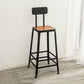 Industrial 1/2/9 Pieces Solid Wood Bar Table Set Rectangular Counter Set for Home Use Clearhalo 'Bar Furniture' 'furn' 'furn_home_bar_bar_sets' 'Furniture' 'Home Bars & Bar Sets' 'home_bar_bar_sets' 'Kitchen & Dining Furniture' 1200x1200_0b04718d-e0f5-4088-86eb-74361a289ddc