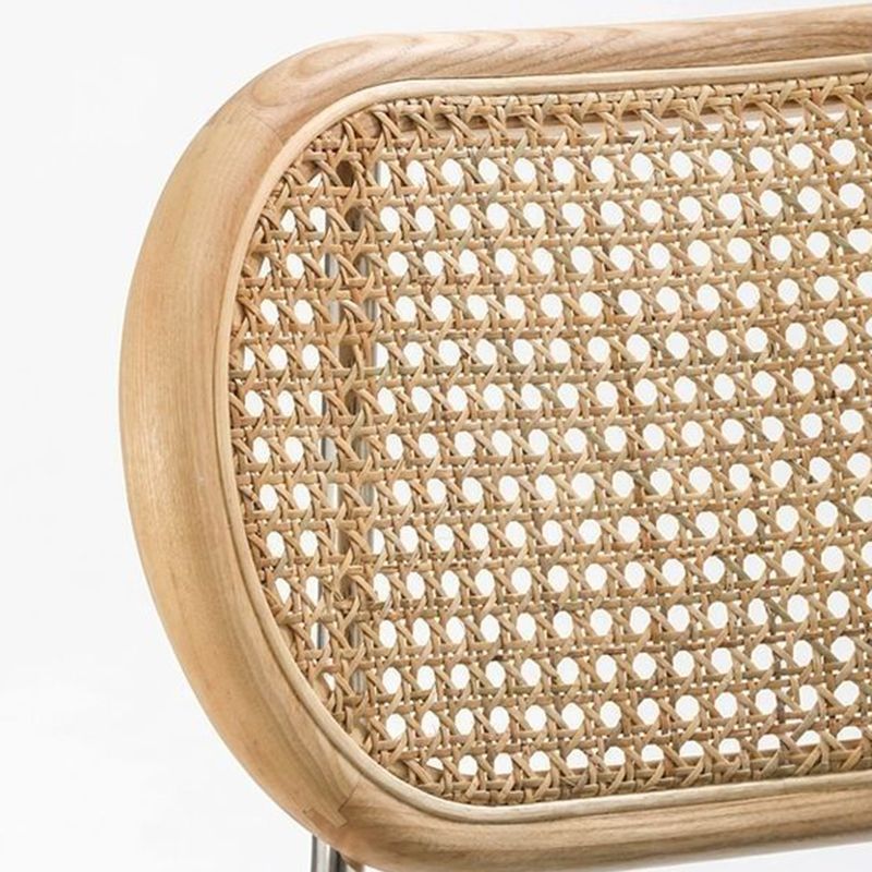 Chaises de salle à manger sans bras tapissées, chaise latérale de salle à manger industrielle