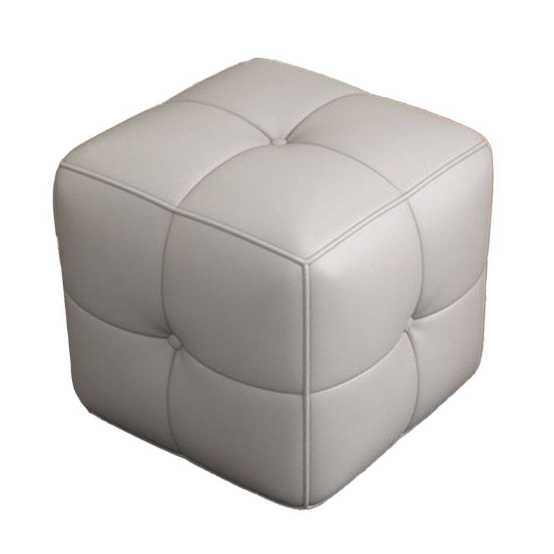 Moderner quadratischer Pouf -Fleckenfest -Widerstand farbenfroher Pouf für Wohnzimmer