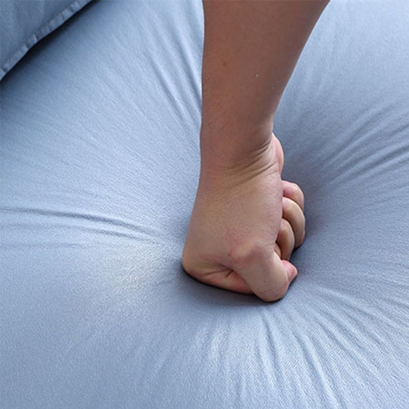 24.4 "brede faux lederen vaste rug spons armloze slipper stoel