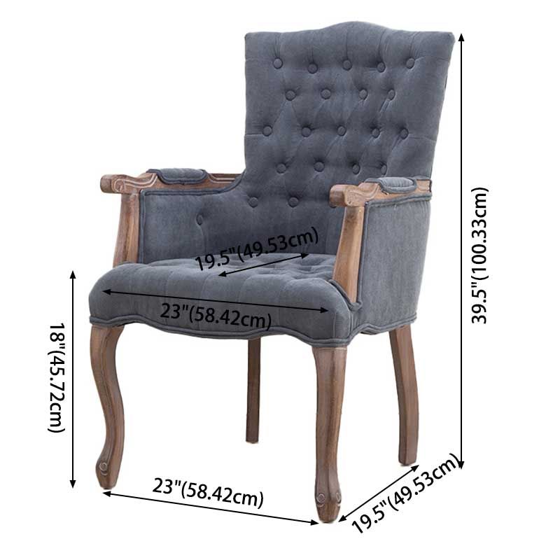 Solid Wood Country Style Indoor Chair Parsons Dining Chair of 23'' Wide Clearhalo ' kitchen&dining_furn' 'Dining Chairs' 'Dining Tables & Seating' 'dining_chair' 'furn' 'furn_dining_chair' 'Furniture' 'furniture_dining_chair' 'Kitchen & Dining Furniture' 'kitchen' 1200x1200_0b0fb5a2-dad3-47cf-a79c-2c76f5c81b0a