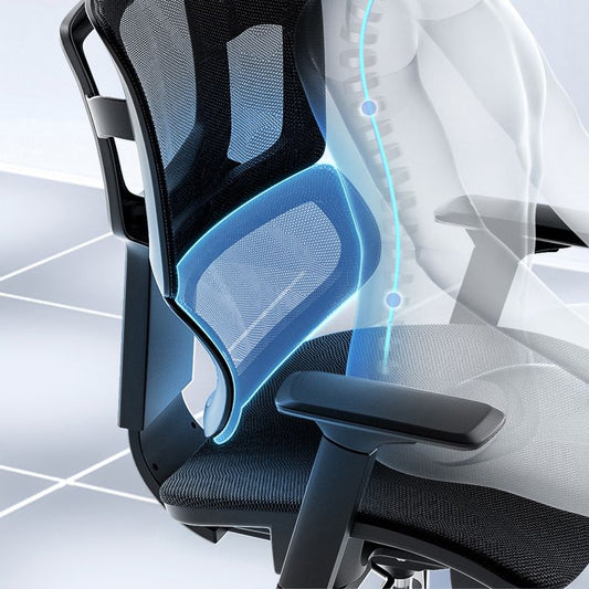 Modern Desk Chair Mesh Office Chair Adjustable Chair with Wheels Clearhalo 'furn' 'furn_office_chair' 'Furniture' 'Office Chairs' 'Office Furniture' 'office_chair' 1200x1200_0b0fc242-3207-4696-8bd2-7de56ebdc9ab