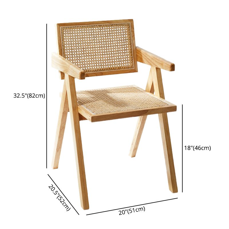 Wooden Dining Side Chairs Modern Indoor-Outdoor Open Back Dining Chair, 20'' Wide Clearhalo ' kitchen&dining_furn' 'Dining Chairs' 'Dining Tables & Seating' 'dining_chair' 'furn' 'furn_dining_chair' 'Furniture' 'furniture_dining_chair' 'Kitchen & Dining Furniture' 'kitchen' 1200x1200_0b124c3d-60c8-40c9-bbf8-2d5ae6d5927c