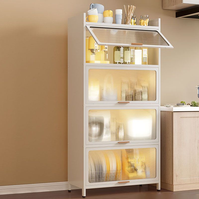 Closed Bookshelf Modern Metal Bookshelf Home Living Room Bookcase with Doors Clearhalo 'Bookcases' 'furn' 'furn_bookcases' 'Furniture' 'Office Furniture' 1200x1200_0b16bf89-783a-49b3-b478-52d6b1fb4847