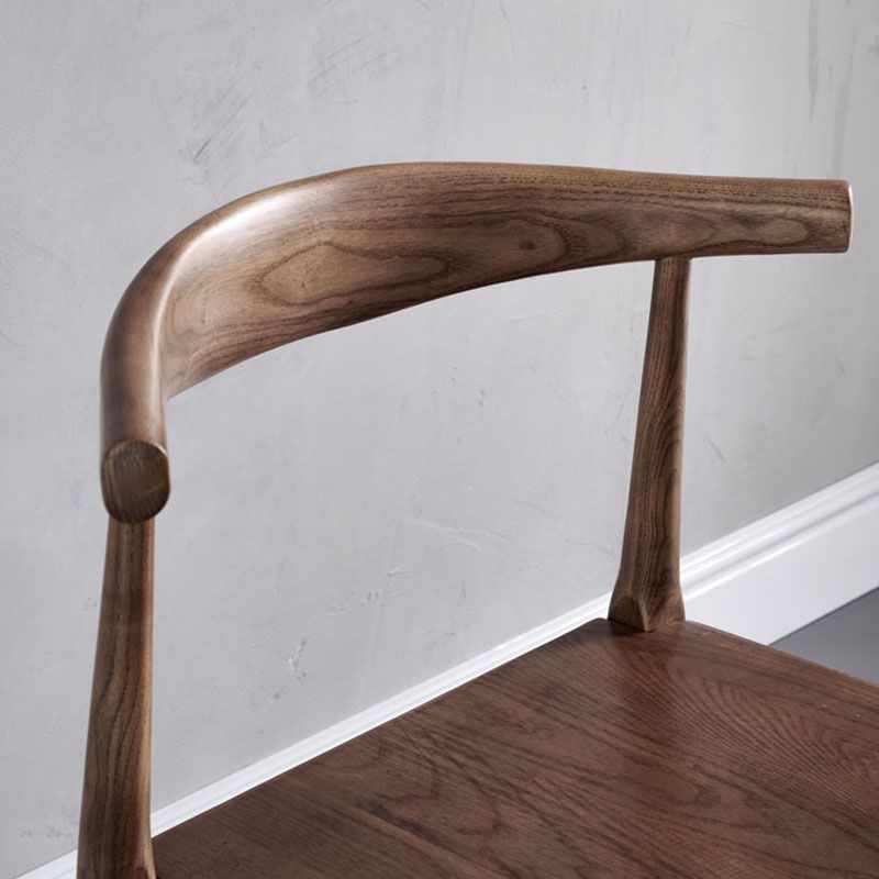 Industrial Style Open Back Side Chair for Kitchen Armless Wood Dining Side Chair Clearhalo ' kitchen&dining_furn' 'Dining Chairs' 'Dining Tables & Seating' 'dining_chair' 'furn' 'furn_dining_chair' 'Furniture' 'furniture_dining_chair' 'Kitchen & Dining Furniture' 'kitchen' 1200x1200_0b18a41b-217f-404f-ba54-9cd9f28a136d