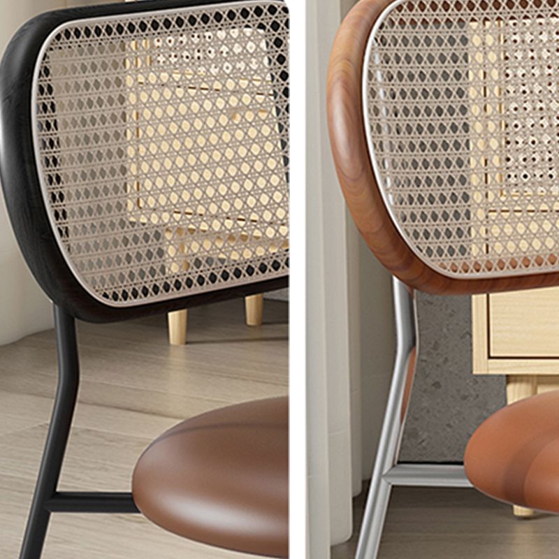 Zeitgenössische Innen- und Außenseitenstuhl gepolsterte armlose Esstühle