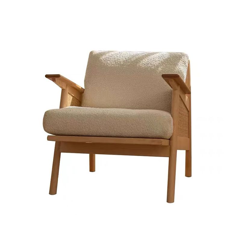 Recessed Arms Included Chair 30.51" Wide Solid Wood Frame Armchair Clearhalo 'Accent Chairs' 'accent_chairs' 'Chairs & Seating' 'furn' 'furn_accent_chairs' 'Furniture' 'Living Room Furniture' 1200x1200_0b1b24f5-faa2-4846-9a8d-29ac63691199