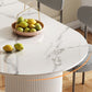 White Tone Dining Table Simplicity Double Pedestal Table for Dining Room Clearhalo ' dining_table' 'Dining Tables & Seating' 'Dining Tables' 'furn' 'furn_dining_table' 'Furniture' 'furniture_dining_table' 'Kitchen & Dining Furniture' 'kitchen&dining_furn' 'kitchen' 'kitchen_dining_table' 1200x1200_0b1b6a68-e593-40c5-b62c-81957828ee44