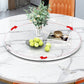 Metal Base Contemporary Style Round Dining Table Sintered Stone Table for Home Clearhalo ' dining_table' 'Dining Tables & Seating' 'Dining Tables' 'furn' 'furn_dining_table' 'Furniture' 'furniture_dining_table' 'Kitchen & Dining Furniture' 'kitchen&dining_furn' 'kitchen' 'kitchen_dining_table' 1200x1200_0b1bd25b-2978-4b27-940d-8502f59725e4
