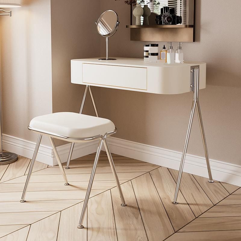 Ensemble de meuble-lavabo de 31,5 po de large à 1 tiroir avec tabouret, meuble-lavabo moderne
