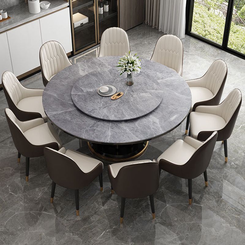 Sintered Stone Dining Table Convertible Dining Table for Kitchen Clearhalo 'Dining Tables & Seating' 'Dining Tables' 'dining_table' 'furn' 'furn_dining_table' 'Furniture' 'Kitchen & Dining Furniture' 1200x1200_0b1ce218-dd15-4a59-8261-817600a9f132