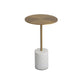 Marble Pedestal End Table Metal Black/ Gold Round Side End Table Clearhalo 'Coffee & Accent Tables' 'End & Side Tables' 'end_side_table' 'end_side_tables' 'furn' 'furn_end_side_tables' 'Furniture' 'furniture_end_side_table' 'Living Room Furniture' 1200x1200_0b1d1376-8bea-4500-9053-6d405f4fe84a