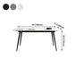 Industrial Sintered Stone Table 4 Legs Black Carbon Steel Base Rectangle Table for Home Clearhalo ' dining_table' 'Dining Tables & Seating' 'Dining Tables' 'furn' 'furn_dining_table' 'Furniture' 'furniture_dining_table' 'Kitchen & Dining Furniture' 'kitchen&dining_furn' 'kitchen' 'kitchen_dining_table' 1200x1200_0b1d3820-d7e7-48f0-99fa-e88e67de597b