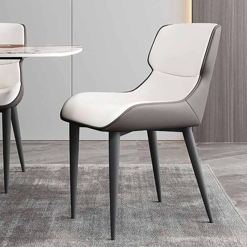 Industrial Design Leather Dining Side Chair for Home Arm Wingback Chair Clearhalo 'Dining Chairs' 'Dining Tables & Seating' 'dining_chair' 'furn' 'furn_dining_chair' 'Furniture' 'furniture_dining_chair' 'Kitchen & Dining Furniture' 1200x1200_0b22e79c-7988-4153-8f98-fe2c1820a89e