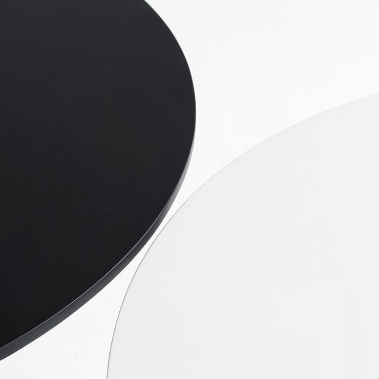 Metal Contemporary Round Dining Table Pedestal Base Dining Table for Kitchen Clearhalo ' dining_table' 'Dining Tables & Seating' 'Dining Tables' 'furn' 'furn_dining_table' 'Furniture' 'furniture_dining_table' 'Kitchen & Dining Furniture' 'kitchen&dining_furn' 'kitchen' 'kitchen_dining_table' 1200x1200_0b23a48b-b713-4e51-aaca-1931b2c1c608