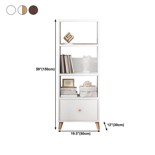 Standard Bookcase Scandinavian Shelf Bookcase for Home Office