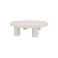 Table basse contemporaine en bois ou table de bout avec 4 pieds