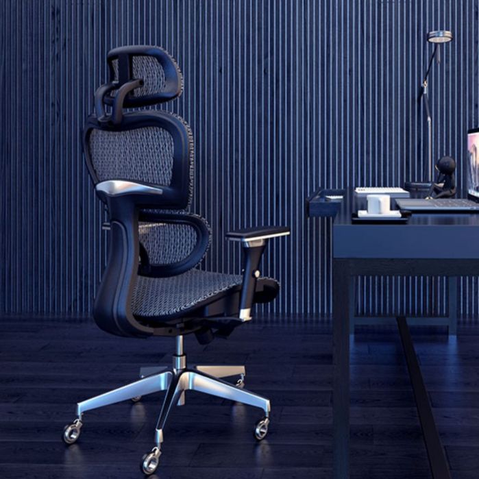 Silla de oficina de armas extraíble mecanismo sin angustia silla de escritorio ergonómica