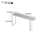 Contemporary Style Rectangle Bar Counter Table Dining Sintered Stone Table for Kitchen Clearhalo 'Bar Furniture' 'Bar Tables' 'bar_tables' 'furn' 'furn_bar_tables' 'Furniture' 'furniture_bar_tables' 'Kitchen & Dining Furniture' 1200x1200_0b295bf4-f1d7-43c9-9034-c8e500076bda