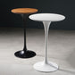 Pedestal Bar Wine Table Industrial Metal Round Pub Height Dining Table for Coffee Shop Clearhalo 'Bar Furniture' 'Bar Tables' 'bar_tables' 'furn' 'furn_bar_tables' 'Furniture' 'furniture_bar_tables' 'Kitchen & Dining Furniture' 1200x1200_0b2bb3ca-f810-4477-8b46-4e419230c68a