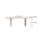 Oval Double Pedestal Modern Table Solid Wood Fixed Table for Home Use Clearhalo ' dining_table' 'Dining Tables & Seating' 'Dining Tables' 'furn' 'furn_dining_table' 'Furniture' 'furniture_dining_table' 'Kitchen & Dining Furniture' 'kitchen&dining_furn' 'kitchen' 'kitchen_dining_table' 1200x1200_0b2c2cd8-1a58-4d53-a225-e9d250c24aa9