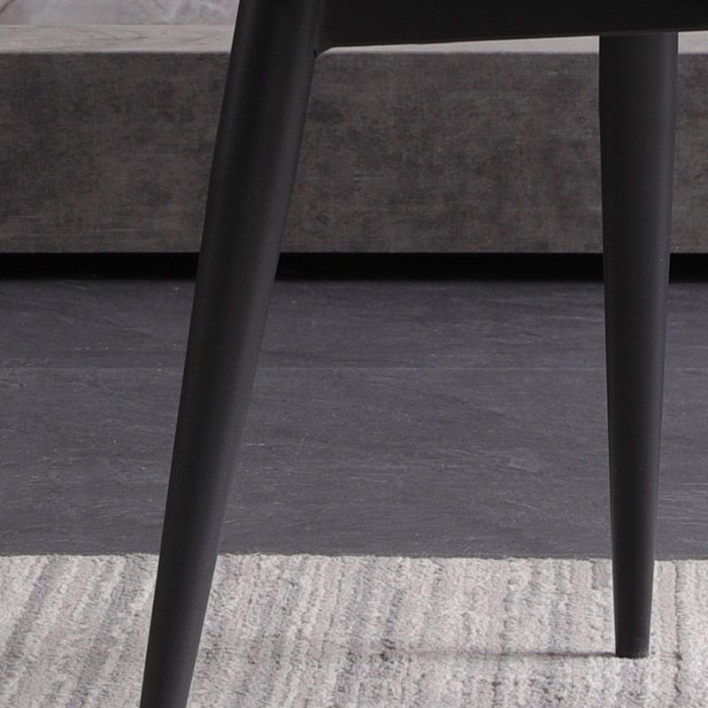 Industrial Style Arm Chair Metal Solid Back Dining Room Chair for Home Clearhalo 'Dining Chairs' 'Dining Tables & Seating' 'dining_chair' 'furn' 'furn_dining_chair' 'Furniture' 'Kitchen & Dining Furniture' 1200x1200_0b2efefa-e3b7-4f12-892e-c0b5c0e6f234