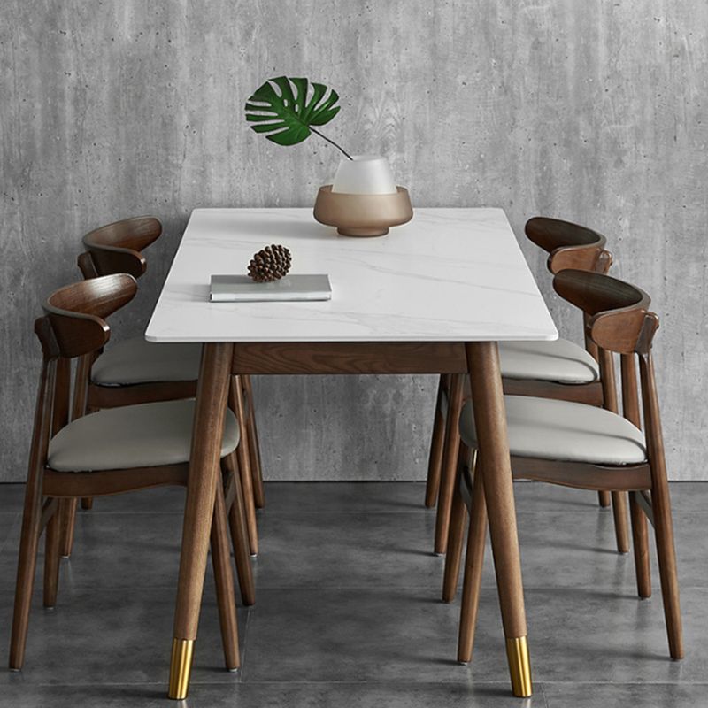 Traditional Luxury Rectangle Dining Table White Sintered Stone Table with 4 Legs Clearhalo ' dining_table' 'Dining Tables & Seating' 'Dining Tables' 'furn' 'furn_dining_table' 'Furniture' 'furniture_dining_table' 'Kitchen & Dining Furniture' 'kitchen&dining_furn' 'kitchen' 'kitchen_dining_table' 1200x1200_0b2f711d-ebba-4e06-aea8-4f9c75497a4f