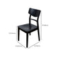 Wood Kitchen Dining Side Chair Ladder Back Side Chair in Black Clearhalo 'Dining Chairs' 'Dining Tables & Seating' 'dining_chair' 'furn' 'furn_dining_chair' 'Furniture' 'Kitchen & Dining Furniture' 1200x1200_0b3016b1-d088-43ce-83ca-3d2fb604099a