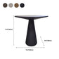 Mid-century Modern Style Pedestal Base Circular Top Metal Side Table Clearhalo 'Coffee & Accent Tables' 'End & Side Tables' 'end_side_tables' 'furn' 'furn_end_side_tables' 'Furniture' 'Living Room Furniture' 1200x1200_0b3186cf-164b-473c-b051-b0862f46166f