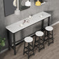Rectangle Counter Height Pub Set 1/3/4/5/6/7 Pcs Iron Frame Bar Table and Stools Clearhalo 'Bar Furniture' 'furn' 'furn_home_bar_bar_sets' 'Furniture' 'Home Bars & Bar Sets' 'home_bar_bar_sets' 'Kitchen & Dining Furniture' 1200x1200_0b329802-d379-46ca-a274-6a66bb9e7180