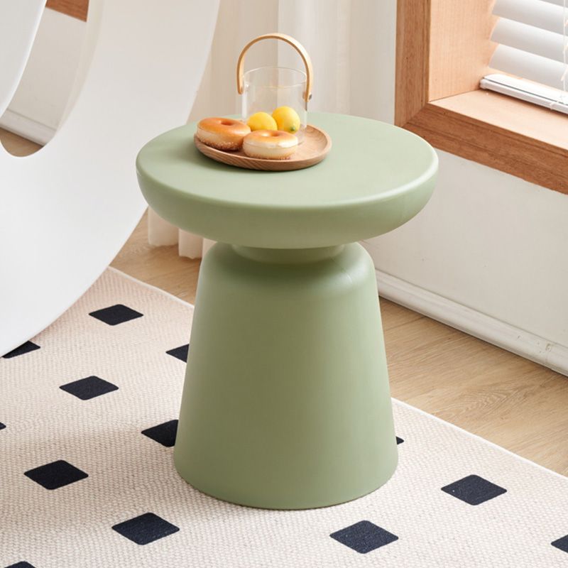 Tabla de pedestal de plástico Tabla de acento lateral del lado redondo de plástico