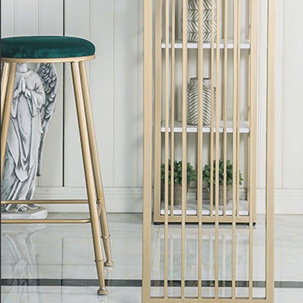 Glamstil -Bar Tisch Set 1/3 Stücke Rechteckstange mit gepolsterten Hockern