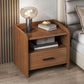 Contemporary Accent Table Nightstand Antique Finish Wood Bed Nightstand