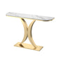 Console in ardesia glam tavolo mezzano con console resistente al graffi di ferro resistente alla macchia