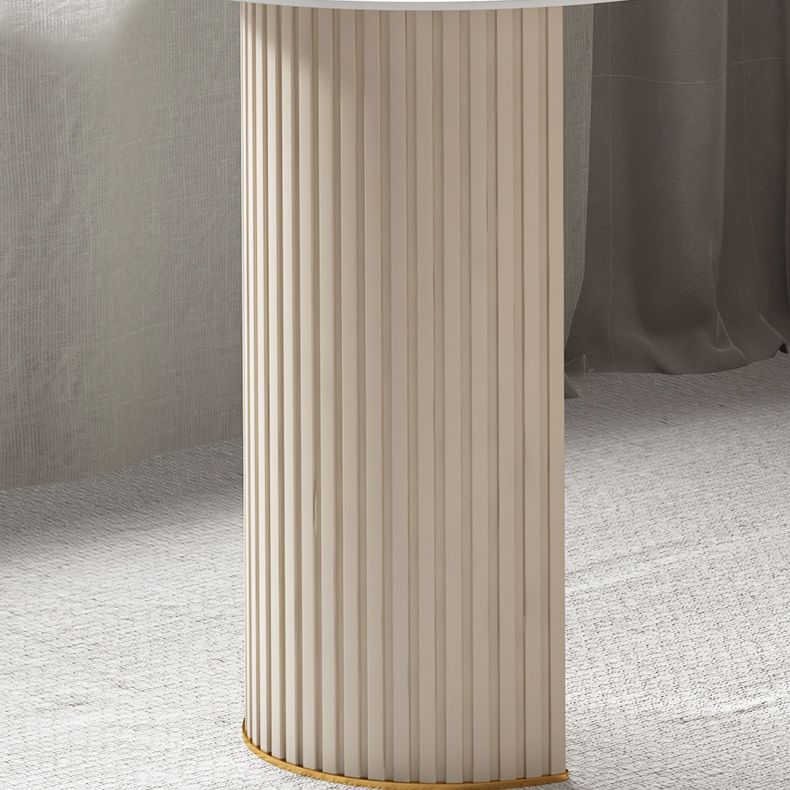 Glam Home Writing Desk Stone 23.6 "Brede kantoorbureau met benen