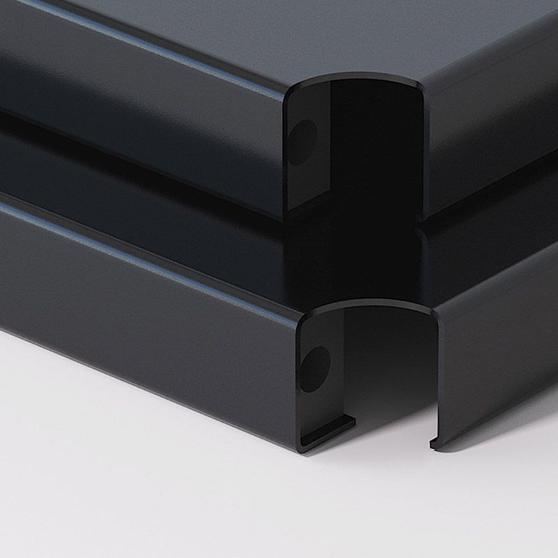 モダンなダイニングルーム準備テーブルロッキングホイール付きブラックキッチントロリー