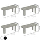 Solid Wood Legs Contemporary Free Form Dining Table Sintered Stone Dining Table for Kitchen Clearhalo ' dining_table' 'Dining Tables & Seating' 'Dining Tables' 'furn' 'furn_dining_table' 'Furniture' 'furniture_dining_table' 'Kitchen & Dining Furniture' 'kitchen&dining_furn' 'kitchen' 'kitchen_dining_table' 1200x1200_0b353efb-80cb-4bb2-85ee-4021aae6d278