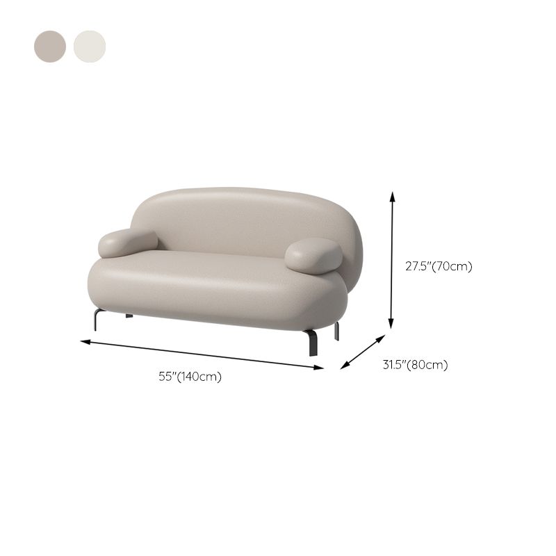 Contemporary Solid Color Sofa 31.49" Wide Pillow Top Arm Sofa Clearhalo 'furn' 'furn_sofas' 'Furniture' 'Living Room Furniture' 'Sofa' 'sofas' 1200x1200_0b35767a-2f8e-4c65-8c3b-79a51e843fcb