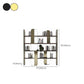 4 Shelves Contemporary Bookcase Standard Metal Open Back Bookshelf Clearhalo 'Bookcases' 'furn' 'furn_bookcases' 'Furniture' 'Office Furniture' 1200x1200_0b360c09-236c-4549-90d7-730193e35d27