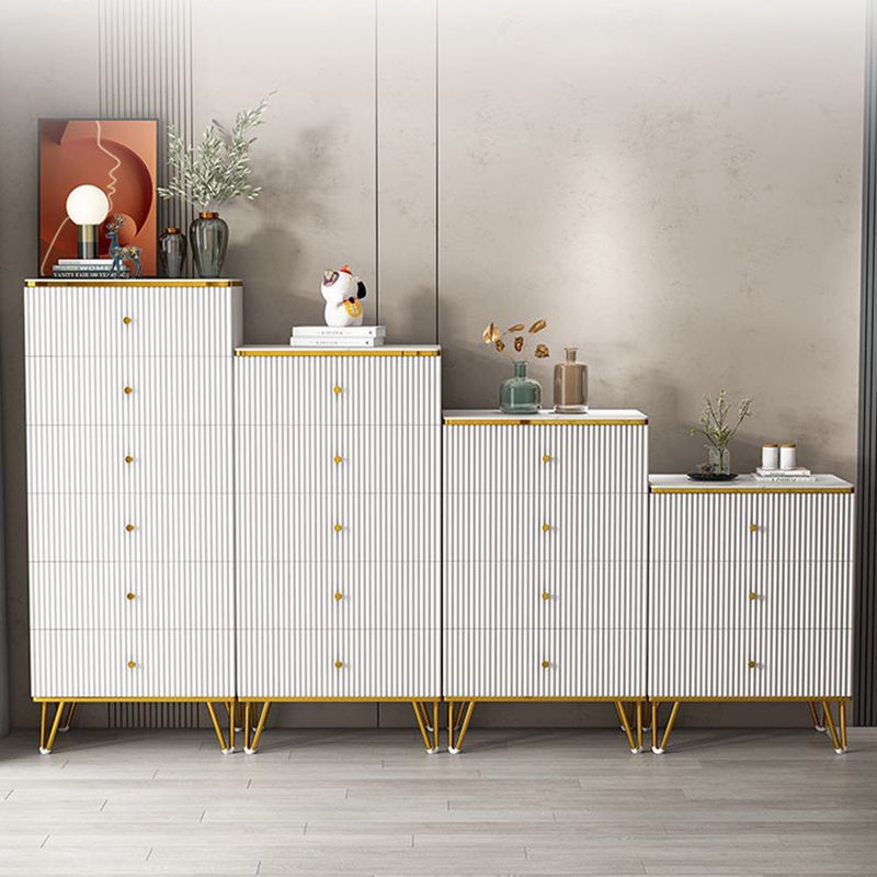 White Accent Chest 15.74" Wide Chest with Drawers, Water Resistant Clearhalo 'Cabinets & Chests' 'cabinets_chests' 'furn' 'furn_cabinets_chests' 'Furniture' 'Living Room Furniture' 1200x1200_0b36b46b-f1c6-4ad8-8b56-dabc8675f6a5