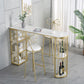 Rectangle Stone Bar Dining Table Traditional Luxury Bar Table with Sled Base Clearhalo 'Bar Furniture' 'Bar Tables' 'bar_tables' 'furn' 'furn_bar_tables' 'Furniture' 'furniture_bar_tables' 'Kitchen & Dining Furniture' 1200x1200_0b371810-590e-4ca2-a8e0-d3c09e271085