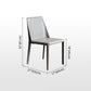 Contemporary Metal Kitchen Dining Side Chair Solid Back Dining Side Chair Clearhalo ' kitchen&dining_furn' 'Dining Chairs' 'Dining Tables & Seating' 'dining_chair' 'furn' 'furn_dining_chair' 'Furniture' 'furniture_dining_chair' 'Kitchen & Dining Furniture' 'kitchen' 1200x1200_0b377753-4144-436c-952e-d7a9ff0f2504