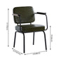 Industrial Style Upholstered Side Chairs with 4 Metal Black Legs Dining Chairs Clearhalo ' kitchen&dining_furn' 'Dining Chairs' 'Dining Tables & Seating' 'dining_chair' 'furn' 'furn_dining_chair' 'Furniture' 'furniture_dining_chair' 'Kitchen & Dining Furniture' 'kitchen' 1200x1200_0b386b54-cf71-4128-b469-5196b6546d2e